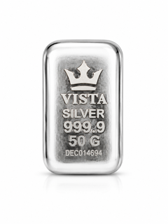 شمش ویستا 999.9 50 گرمی