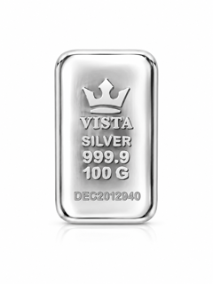 شمش ویستا 999.9 100 گرمی