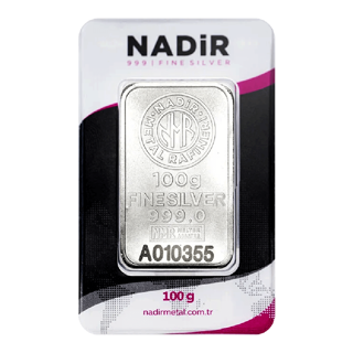شمش نادیر ترکیه 999.9 100 گرمی